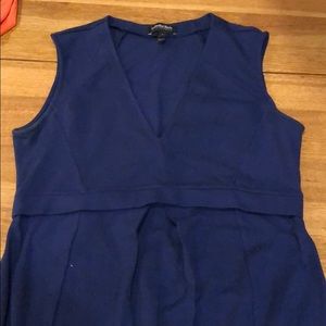 Navy blue maternity dress